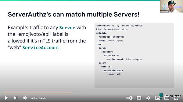 サーバーが「Web」サービスアカウントからのコネクションを許可する際の設定例