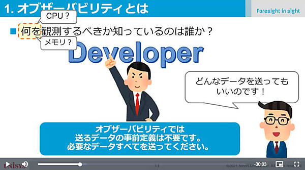 オブザーバビリティではすべてのデータを取り込むことを推奨