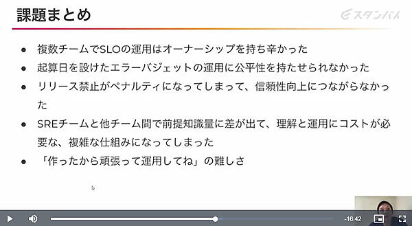 スタンバイ社のオブザーバビリティの問題点