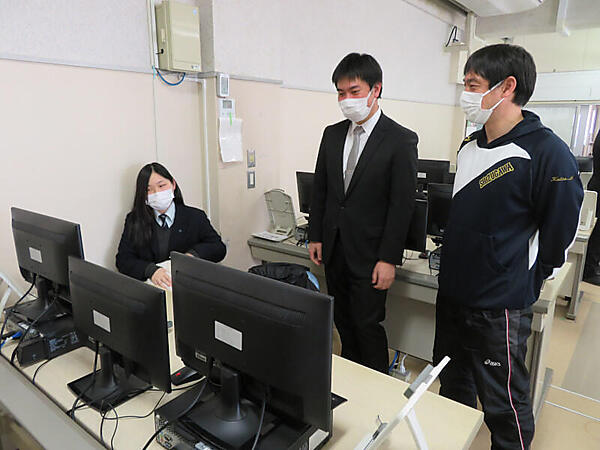 実習室のようす