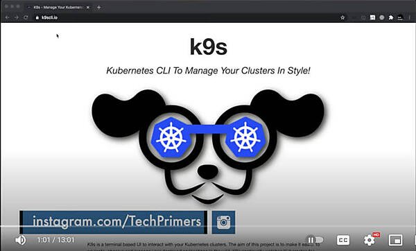 K9sを紹介する動画
