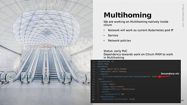 Ciliumでマルチホーミングを実現する方向