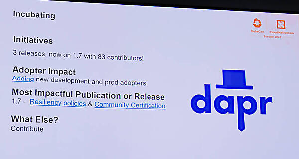 3日目のキーノートではDaprも紹介された