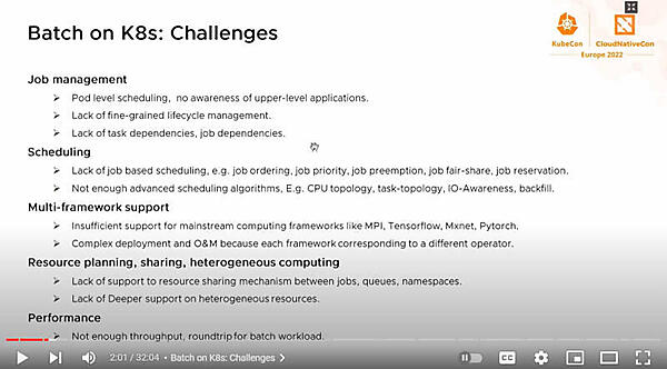 バッチシステムをK8sに実装する際の課題を説明