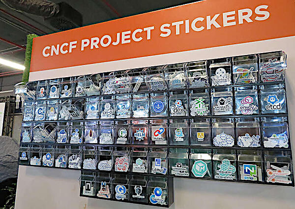 Kubernetesのステッカーはすで初日で品切れ状態