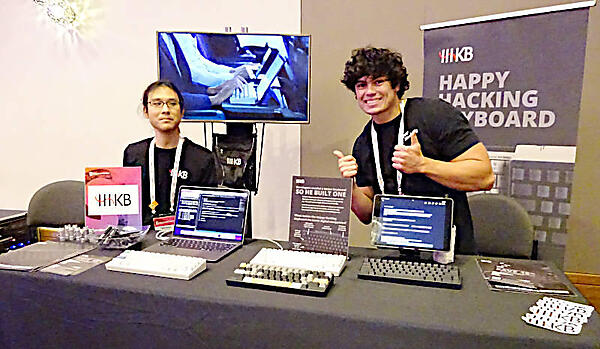 無刻印のキートップでおなじみHHKBのブース