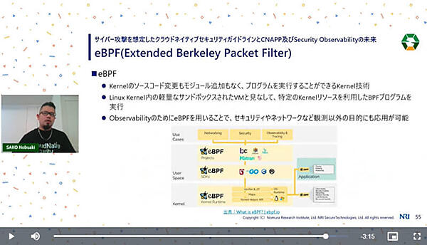 注目するテクノロジーとしてeBPFにも言及