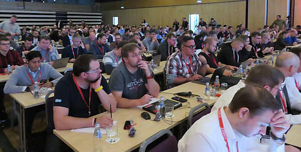 ほぼ満席のカンファレンスルーム