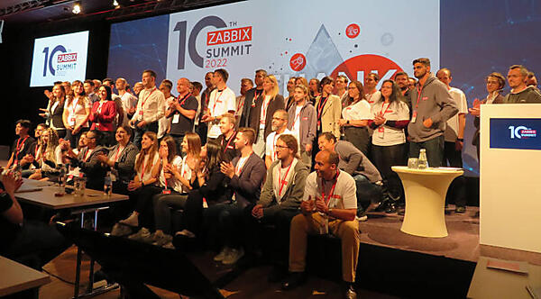 イベントの企画運営を行ったZabbix社員が記念撮影