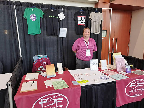 Free Software Foundationのブース