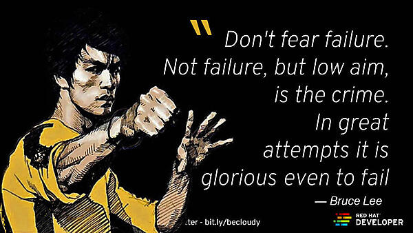 ブルース・リーをモチーフに使ったプレゼンテーション