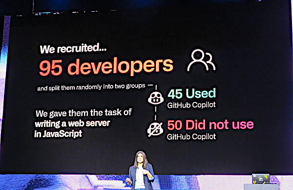 Copilotを使うデベロッパーと使わないデベロッパーで違いがどれだけ出るのかを調査