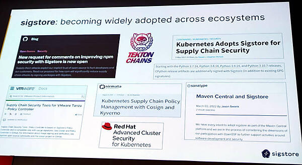 Sigstoreの概要が紹介された