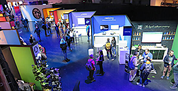 2019年に同じサンフランシスコ市内で開かれたGitHub Universeのスポンサーブース