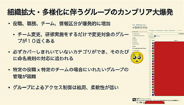 セキュリティ管理が上手く行かなかった理由は組織拡大に追従できなかったから