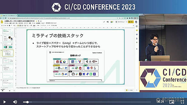 Mirrativのシステムを支えるテクノロジースタック。GCPやGitHubなどで構成されている