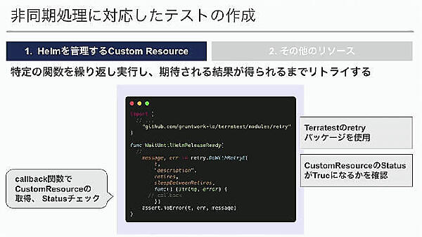 Terratestのretryを使って繰り返しを行うテストを実装