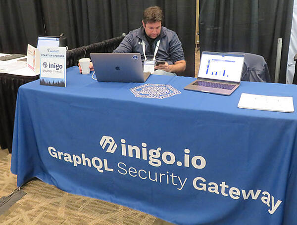 Inigoのブース。若干、暇そうだ