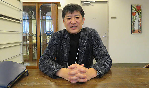 インタビューに応えるトリドールCTOの磯村氏