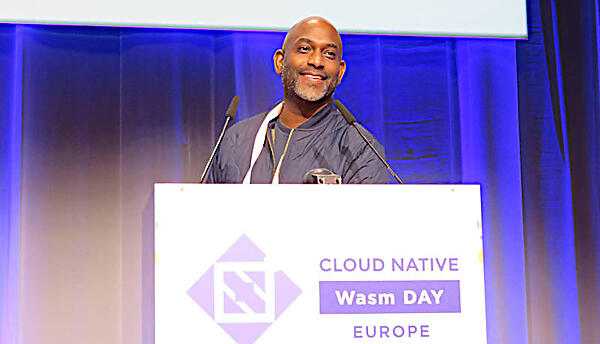 オープニングに登場したGoogleのKelsey Hightower氏