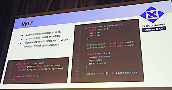 モジュール間のインターフェースを定義するWITの説明