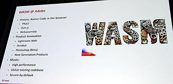 AdobeにおけるWebAssemblyのユースケース