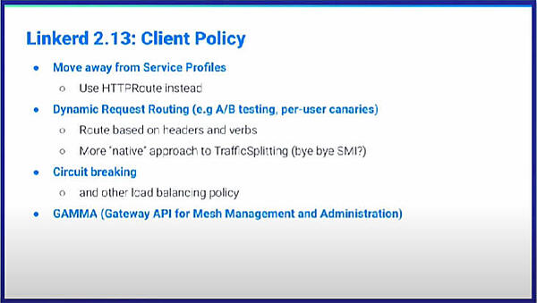 Linkerd 2.13の機能を説明。SMIからGAMMAへ移行