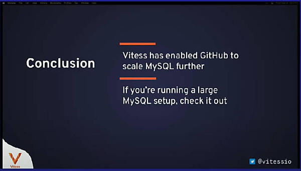 GitHubのお勧め。大量のMySQLを使っているならVitessへの移行を検討すべき