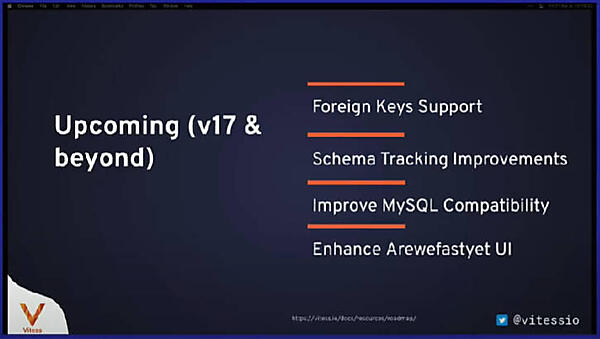 Vitessの最新バージョン17の概要を紹介