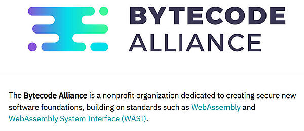Bytecode AllianceのHPから引用