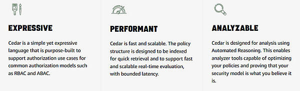 Cedar公式サイトに書かれている3つのポイント