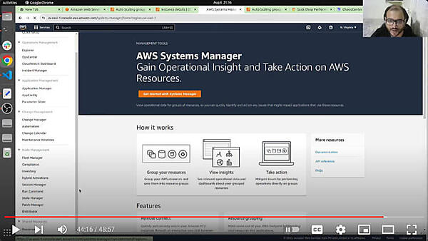 AWS SSMとの連携もデモで実施