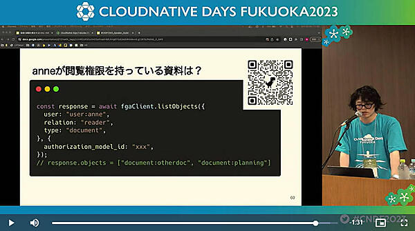 ユーザーが持つ権限と関係性からアクセス制御を行う例