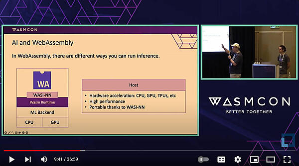 WASI-NNによって高速な実行が可能になった機械学習
