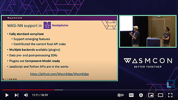 WasmEdgeのWASI-NNサポートについて