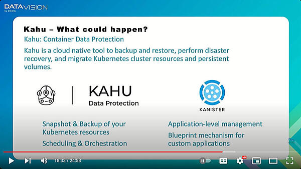 Kahuとの違いを解説。K8s自体のバックアップかアプリケーションデータ保護かの違い