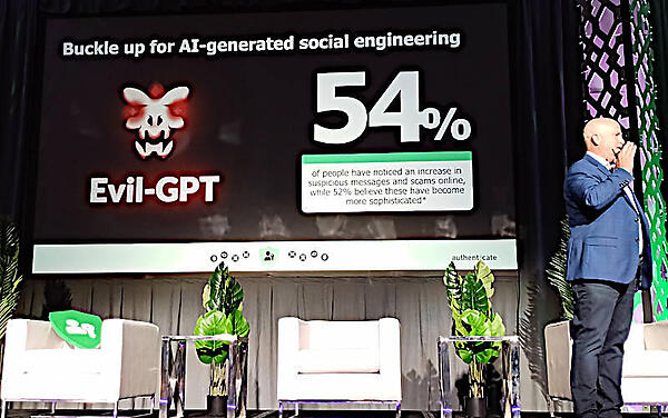 生成型AIを応用した攻撃が増加していることを説明