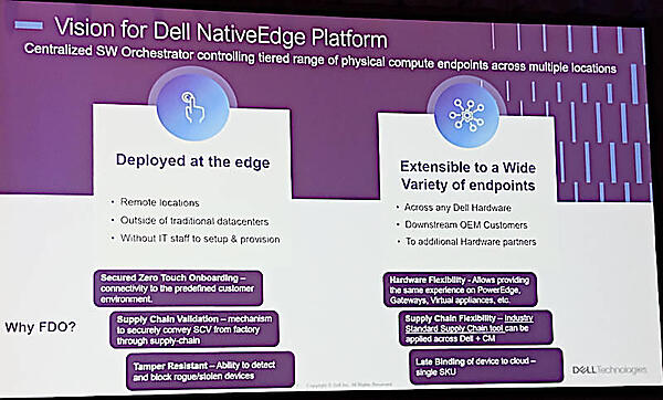DELLのFDOの解説。デバイスが盗難された場合もロックできることを説明