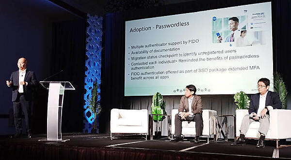 パスワードレスの認証システムを採用