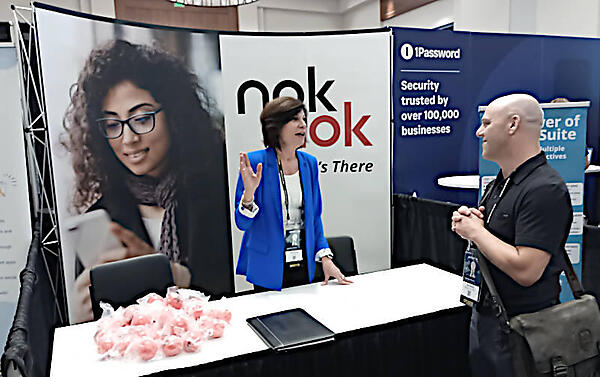 Nok Nok Labsの地味なブース