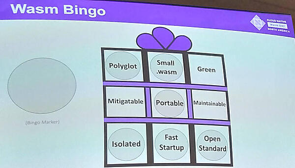 WASMの特徴を表したビンゴを紹介