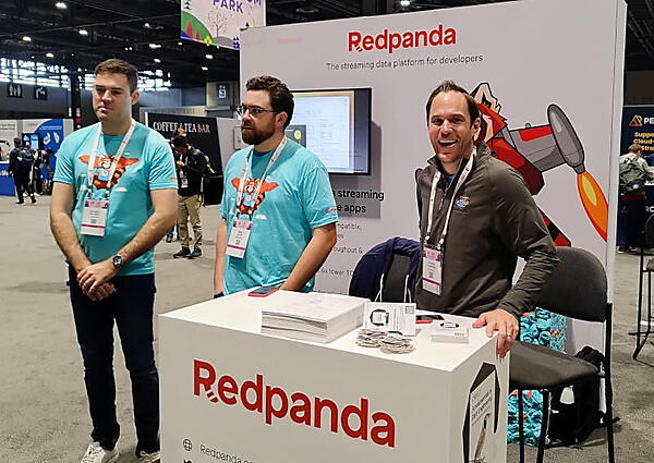 Apache KafkaをリプレースするソリューションのRedpandaも展示