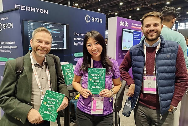 サーバーレスをWasmで実行するSpinの開発元Fermyonのブース