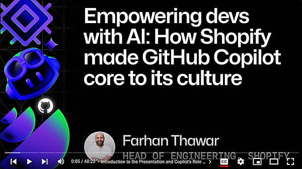ShopifyがCopilotをどのようにコアに組み込んでいったのか？ という内容