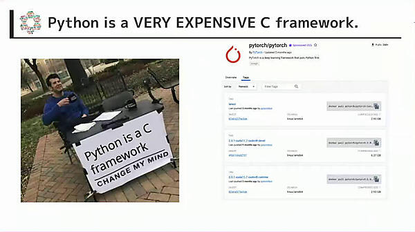 Pythonは高コストなフレームワーク？