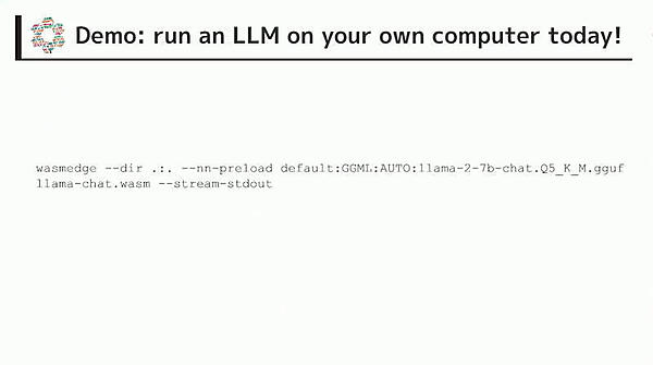 ローカルでLLMを動かすデモ