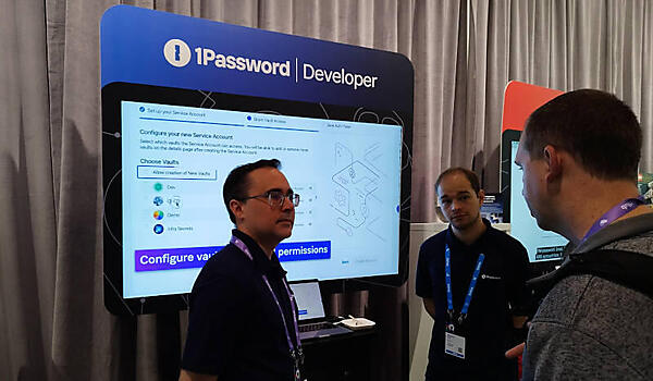 1Passwordも出展。FIDOのイベントではお馴染みのパスキーソリューションだ