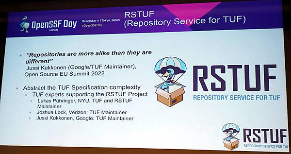 TUFを使ってリポジトリーをセキュアにする仕組みがRSTUF