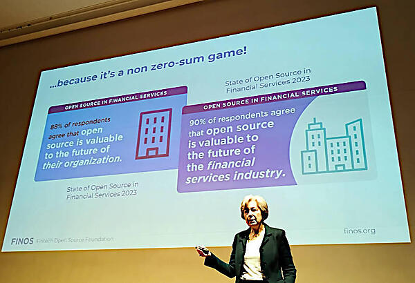 多くの金融関連企業がオープンソースを重要だと認めていることを紹介