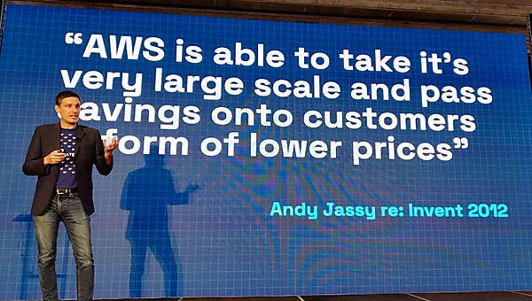 2012年のAWSは「大きなインフラリソースを使って低価格でサービスを提供していた」